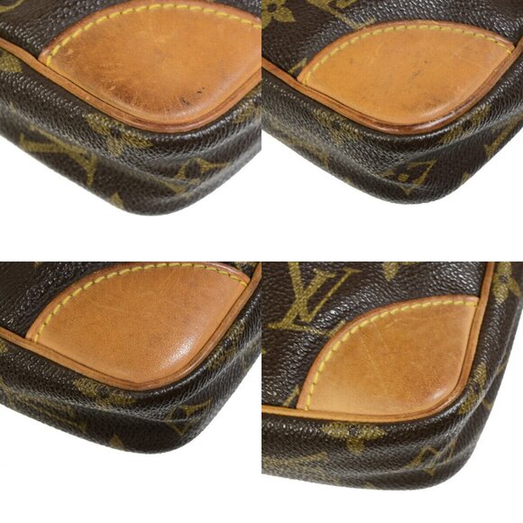 LOUIS VUITTON Marly Dragonne GM Clutch Hand Bag Monogram Brown - Picture 7 of 14